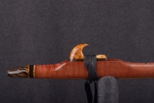 Red Curly Tiger Native American Flute, Minor, High C-5, #T4E (2)